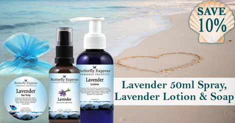 Save 10% on Lavender 1oz Spray and Lavender Lotion and Soap