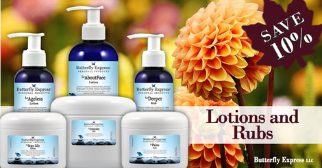 Save 10% on all Lotions and Rubs